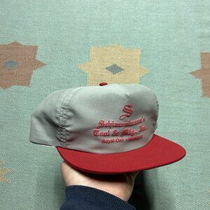 Vintage 80s 90s snapback hat cap Schimmelmann’s tool & mfg Michigan made in USA